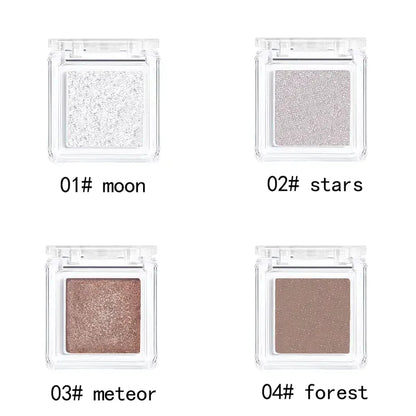 Shimmer Highlighting Eyeshadow Powder – Pearly Glitter Finish
