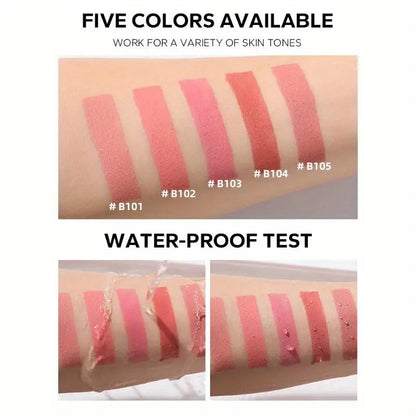 Waterproof Liquid Blush – Natural Skin-Tone Finish, Long-Lasting