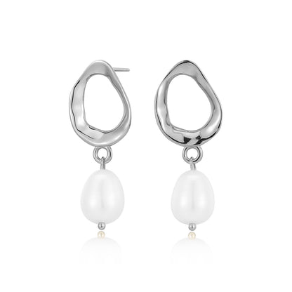 Women cold and cool style Pearl earrings