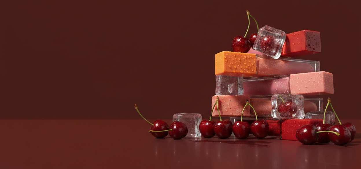 Cherry Ice Lip Gloss - Wide Shot